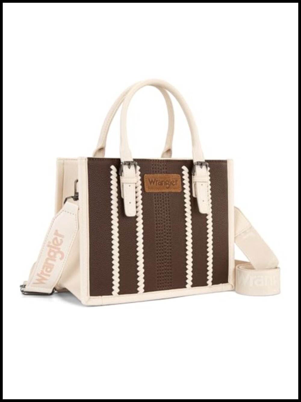 Braided Boho Tote Bag Vegan Leather Top Handle Satchel with Signature Strap